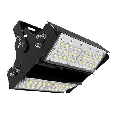 Beli Lampu Stadion LED Luar Ruangan 100W Hitam Perumahan Aluminium IK08 yang Dapat Diputar online manufacture
