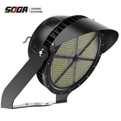 Beli Perumahan Hitam Lampu Lapangan Sepak Bola LED 3000K-6000K Efisiensi Lumen Tinggi online manufacture